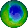Antarctic Ozone 2011-11-22